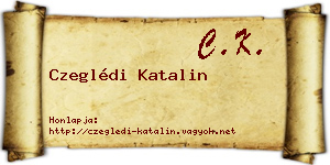Czeglédi Katalin névjegykártya
