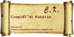 Czeglédi Katalin névjegykártya